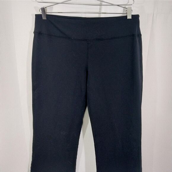 NWOT! YOGIPACE! LUXE BLACK ULTRA STRETCH BELL BOTTOM YOGA PANTS, LEGGINGS! SZ 2X - Picture 3 of 10